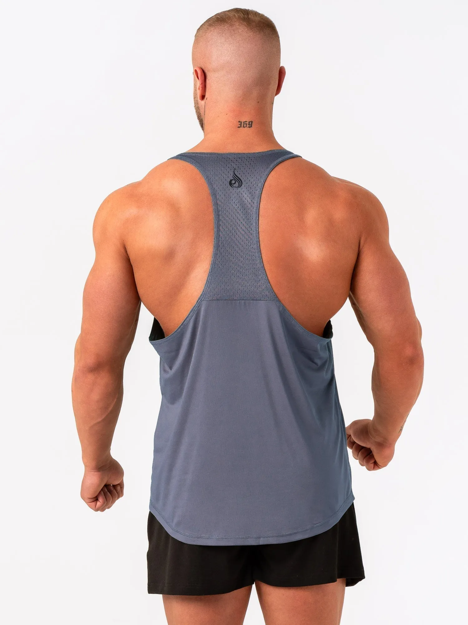 Ryder T-Back - Denim Blue Enhanced Ventilation Panels