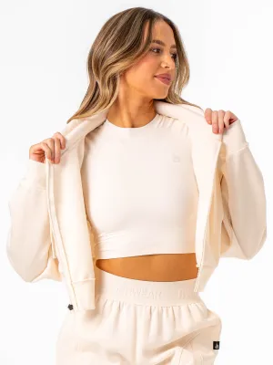 Ryderwear Track Jacket - Vanilla Ergonomic Cut Denim