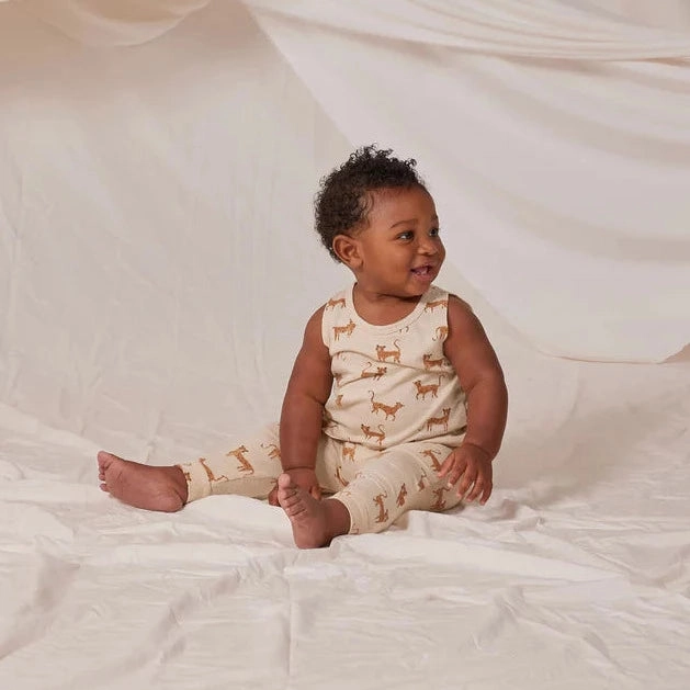 Eye - Catching Rylee   Cru Kids Unisex MUSCLE TANK - LEOPARD