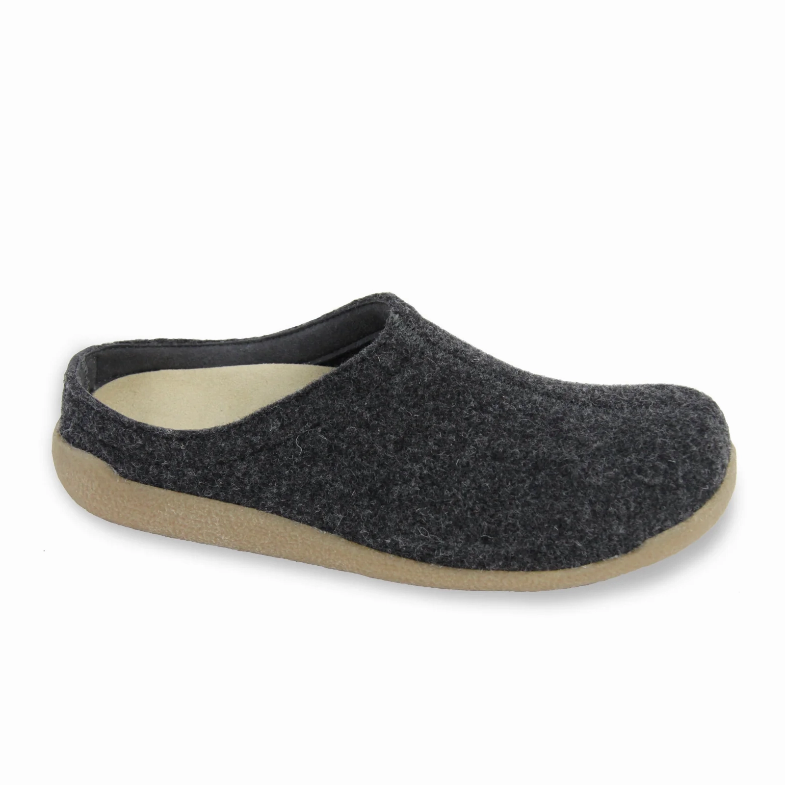 Sanita Lodge Slide Slipper (Unisex) - Charcoal/Charcoal Even Walk