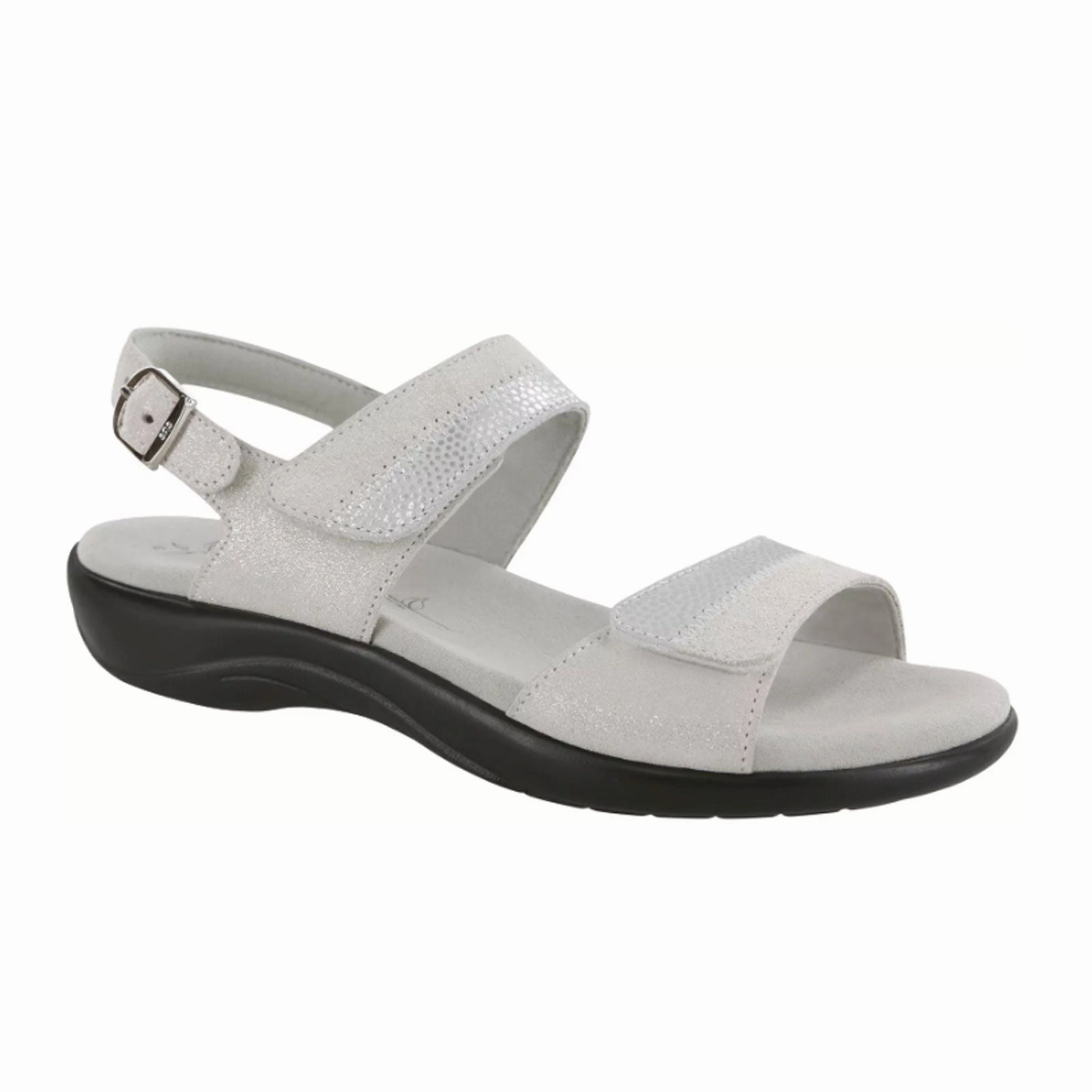 SAS Nudu Backstrap Sandal (Women) - Silver Mist Durable Sling SyntheticUpper
