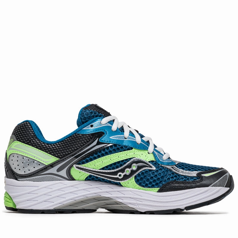 Saucony Progrid Omni 9 - Blue/Lime Driving Moccasins True Lane