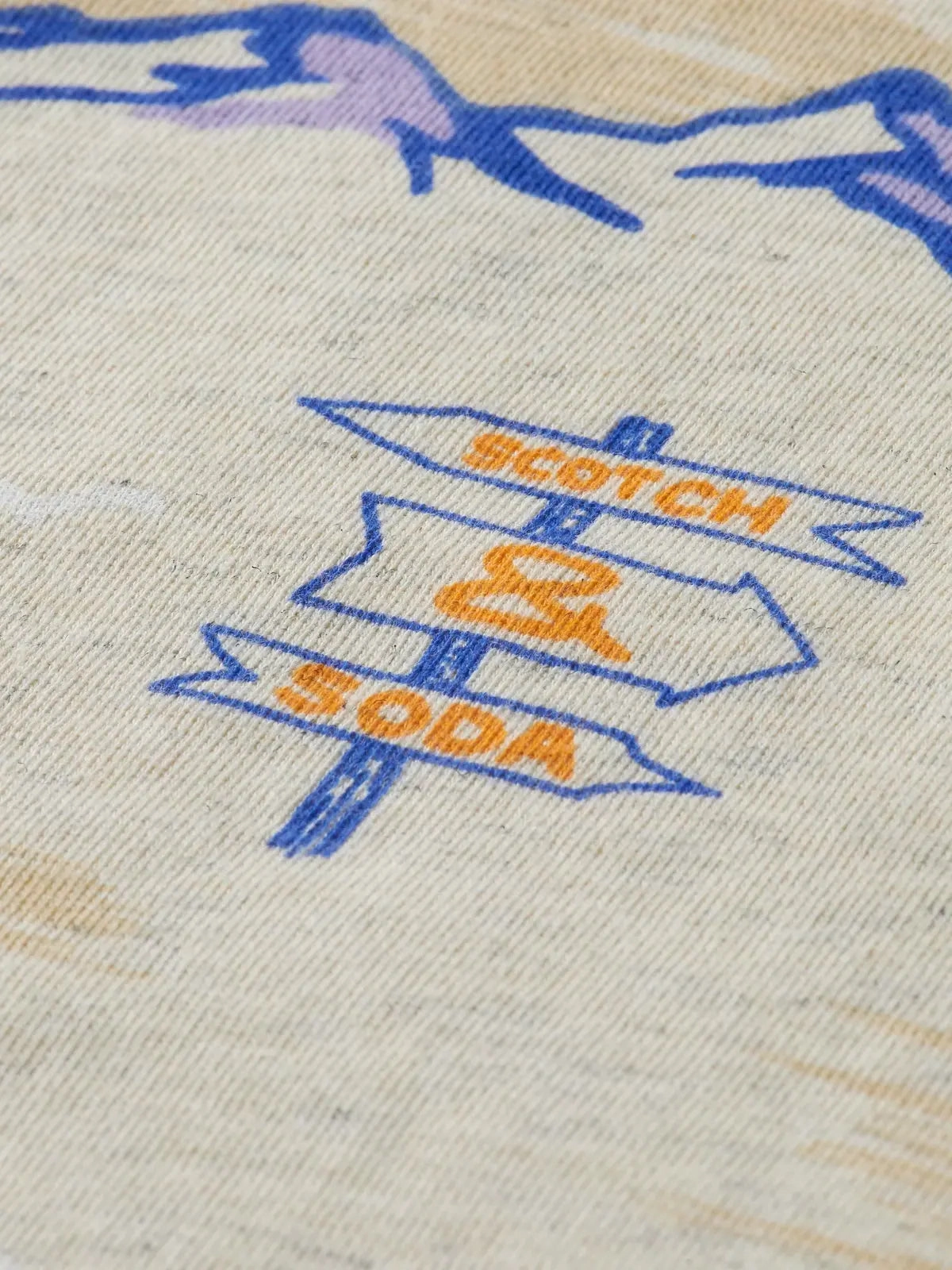 Animal print clothes for children SCOTCH & SODA Kids Organic Cotton Crewneck Sweatshirt