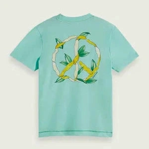 Monochromatic outfits for children SCOTCH & SODA Kids Relaxed Fit Pocketed T-Shirt