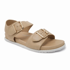 Strappy Design Ziera Hastice Backstrap Sandal (Women) - Camel
