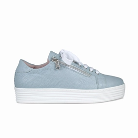 Outdoor Steps Heel cradle Hero: Pale Blue Leather