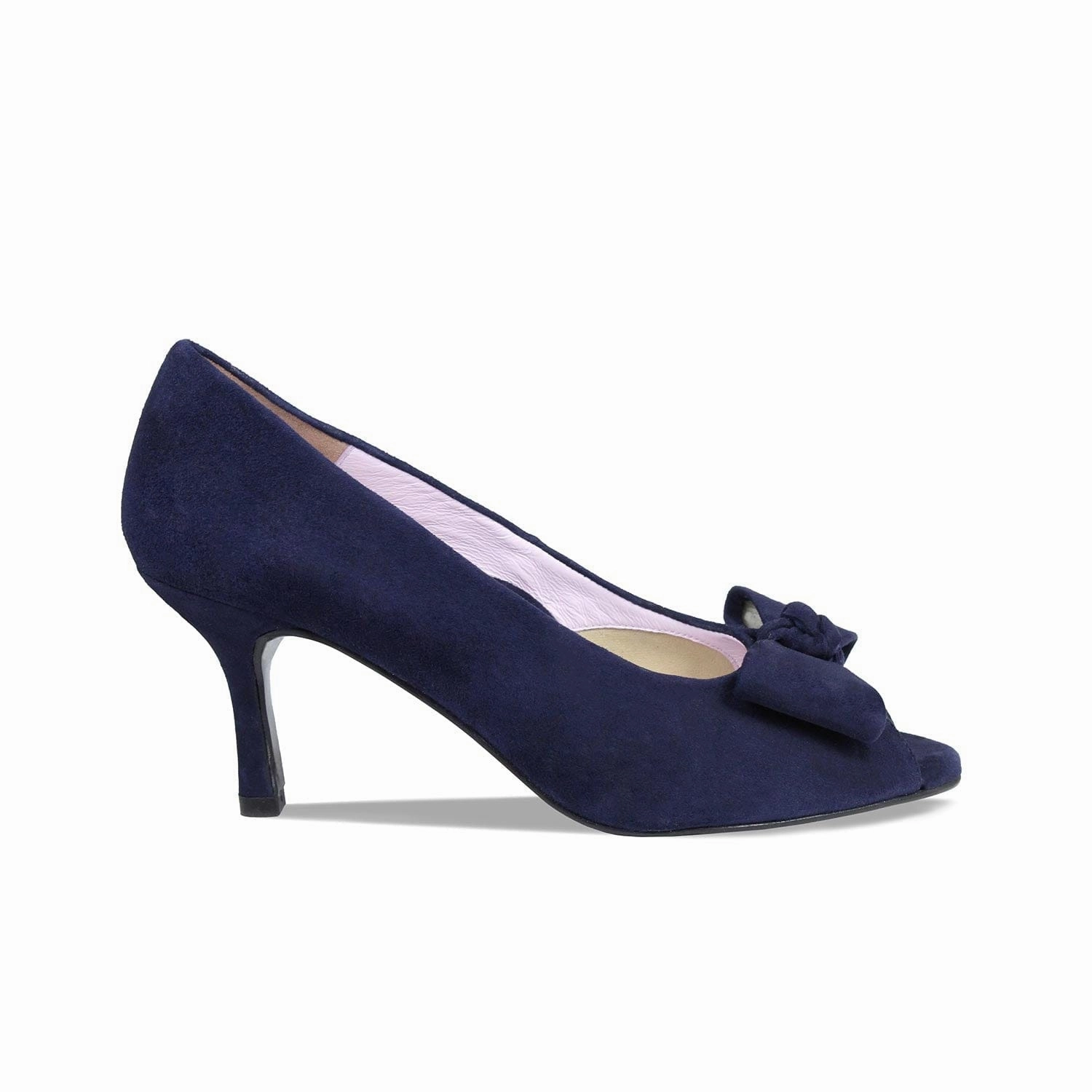 Elegant Booties Shelby: Navy Suede