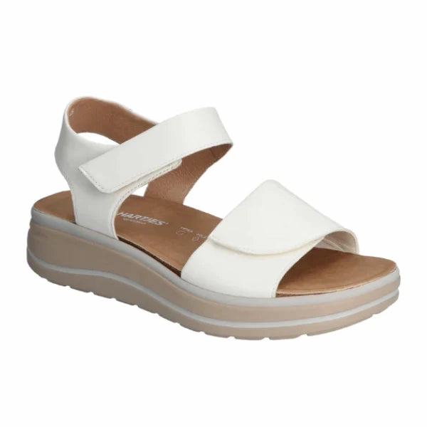 Hartjes Woogie White Sandal aerodynamic shoes