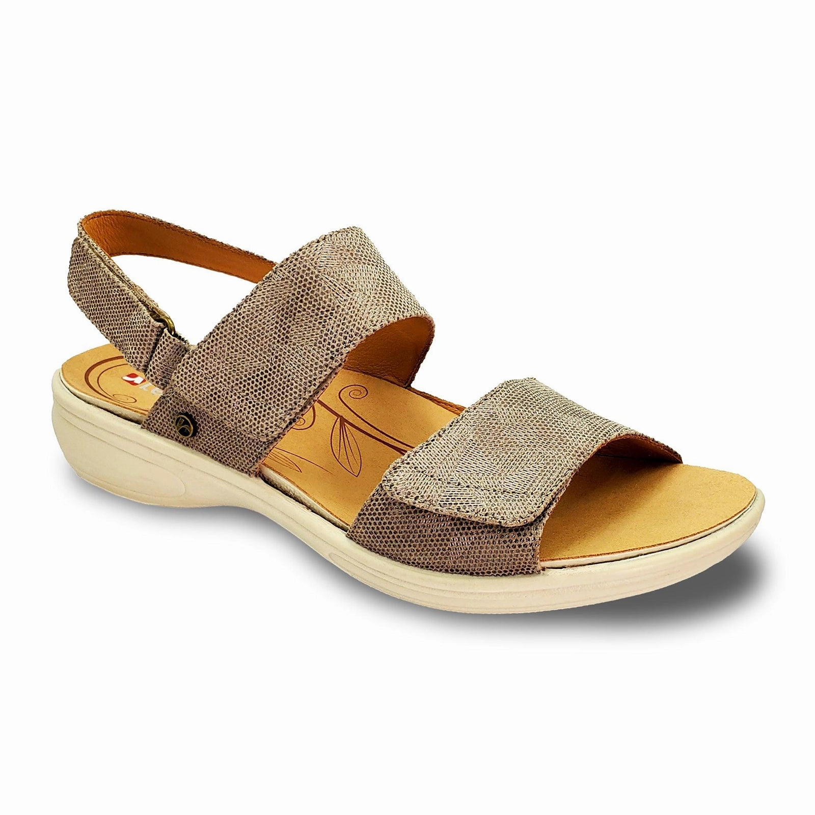 Revere Como Backstrap Sandal (Women) - Champagne Angle Comfortable Fit For Long Runs Comfort Travel