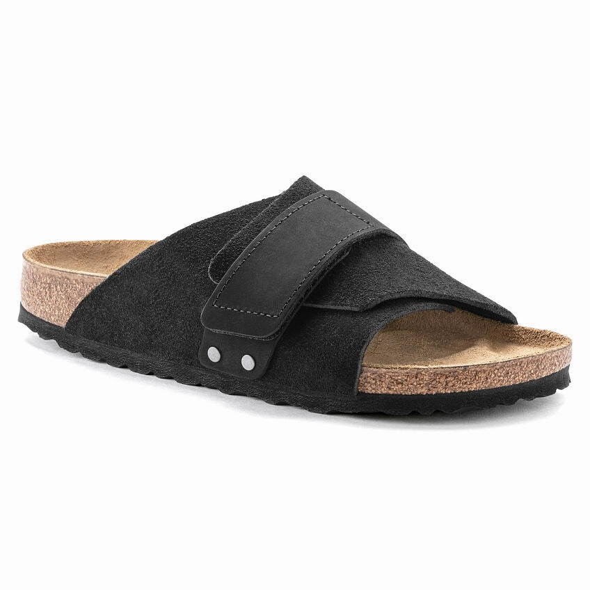 stretchy - material shoes Birkenstock Kyoto Black Suede