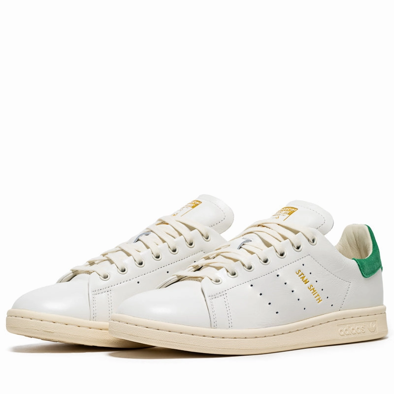 Adidas Stan Smith Lux - Cloud White/Green Subtle Fashion Flexible Support