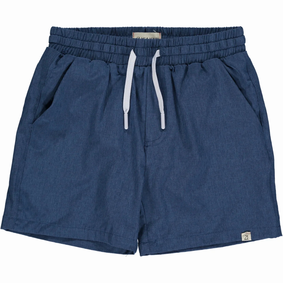 Buttoned Resort wear for kids Splash Blue Swim Shorts