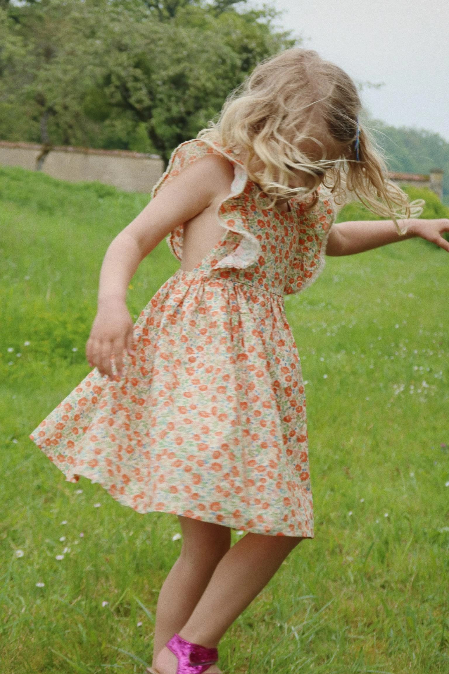 Konges Sloejd Kids Verbena Dress Gots - Kaluka Machine washable kids' clothes stain - resistant