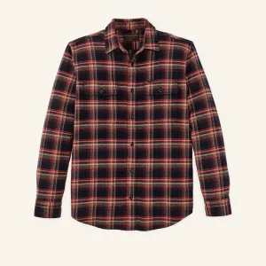 Comfy Wear Durable Buttons Men's Vintage Flannel Work Shirt