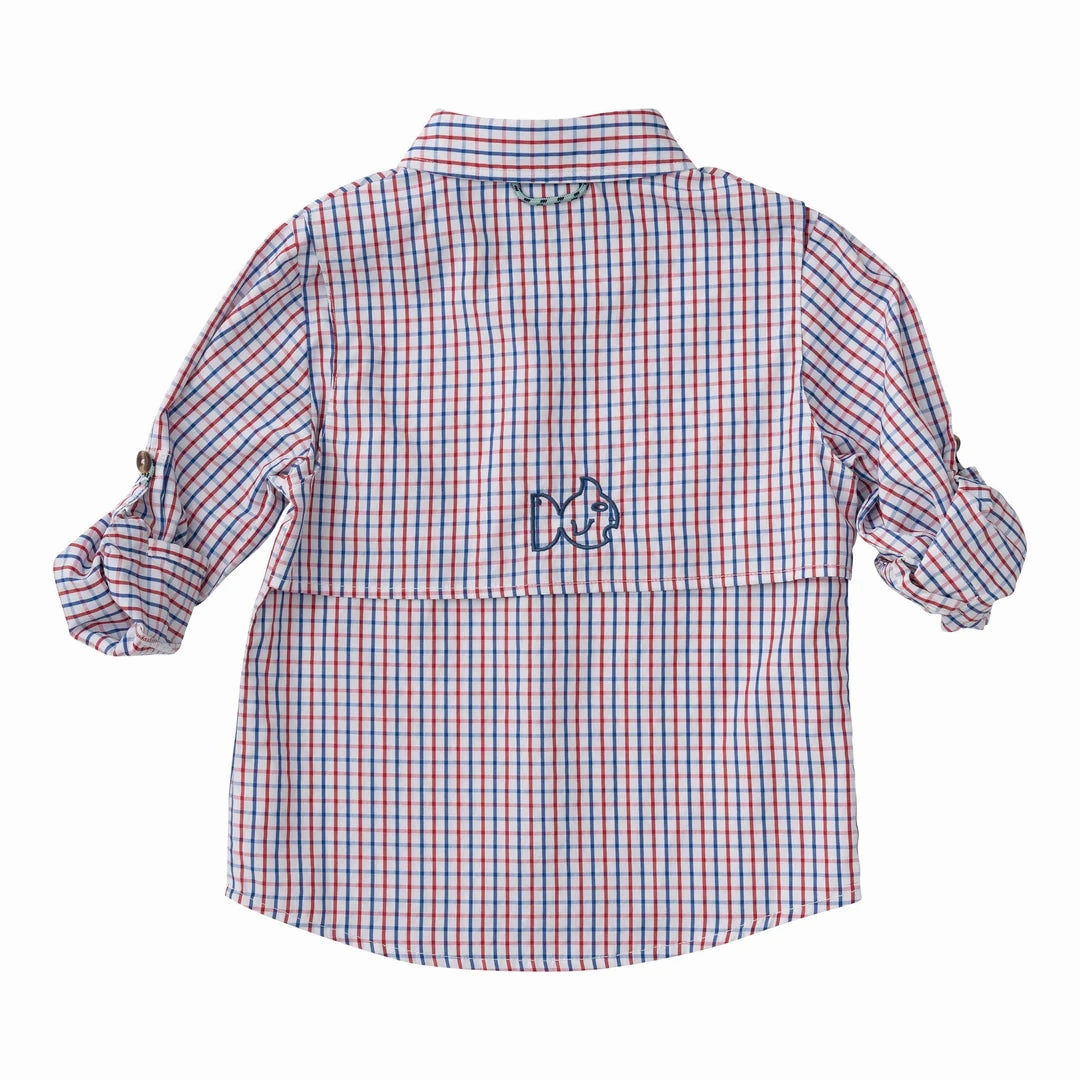 Founders Fishing Shirt - Americana Plaid timeless Bohemian