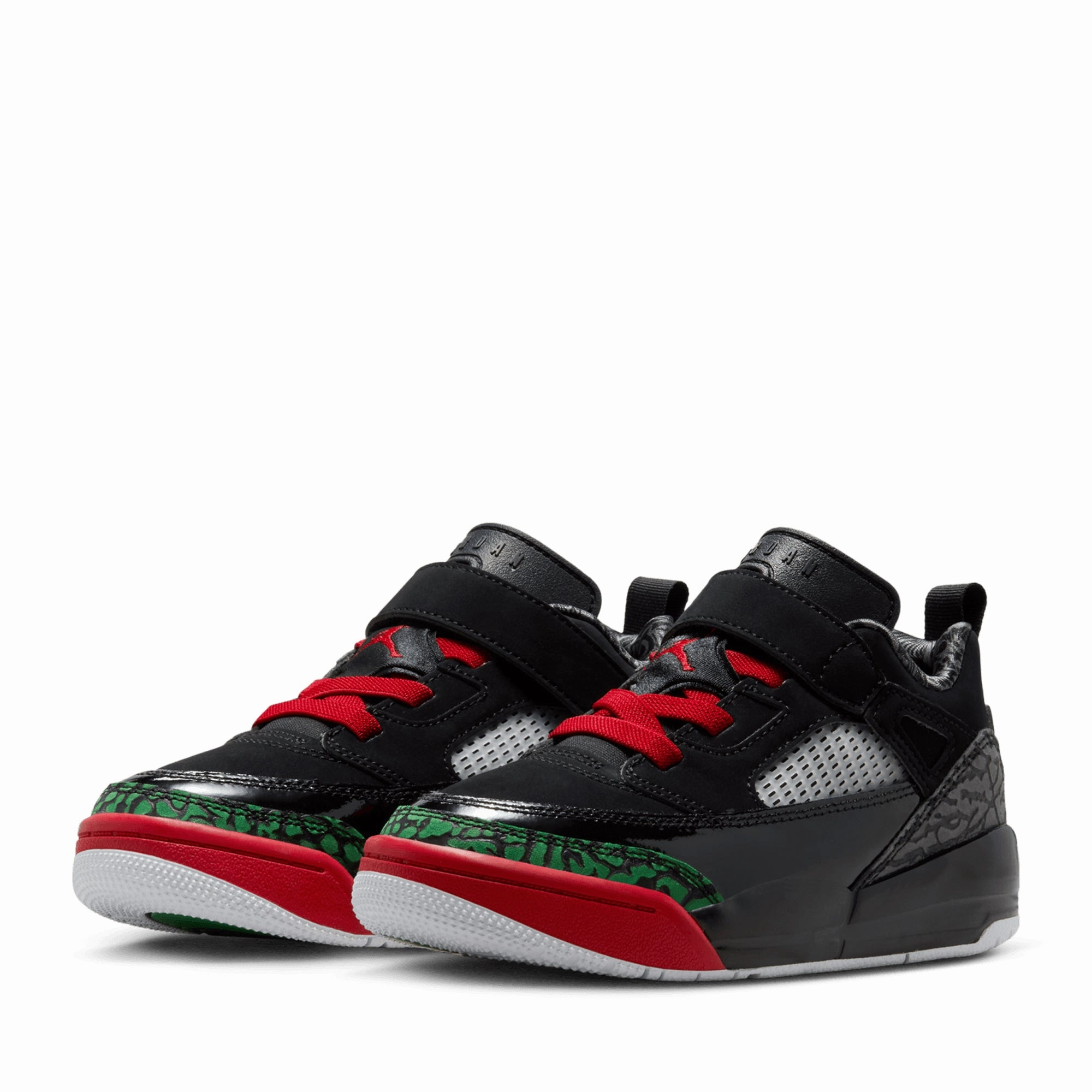 Cozy Lane Hold Safe Jordan Spizike Low (PS) - Black/Varsity Red
