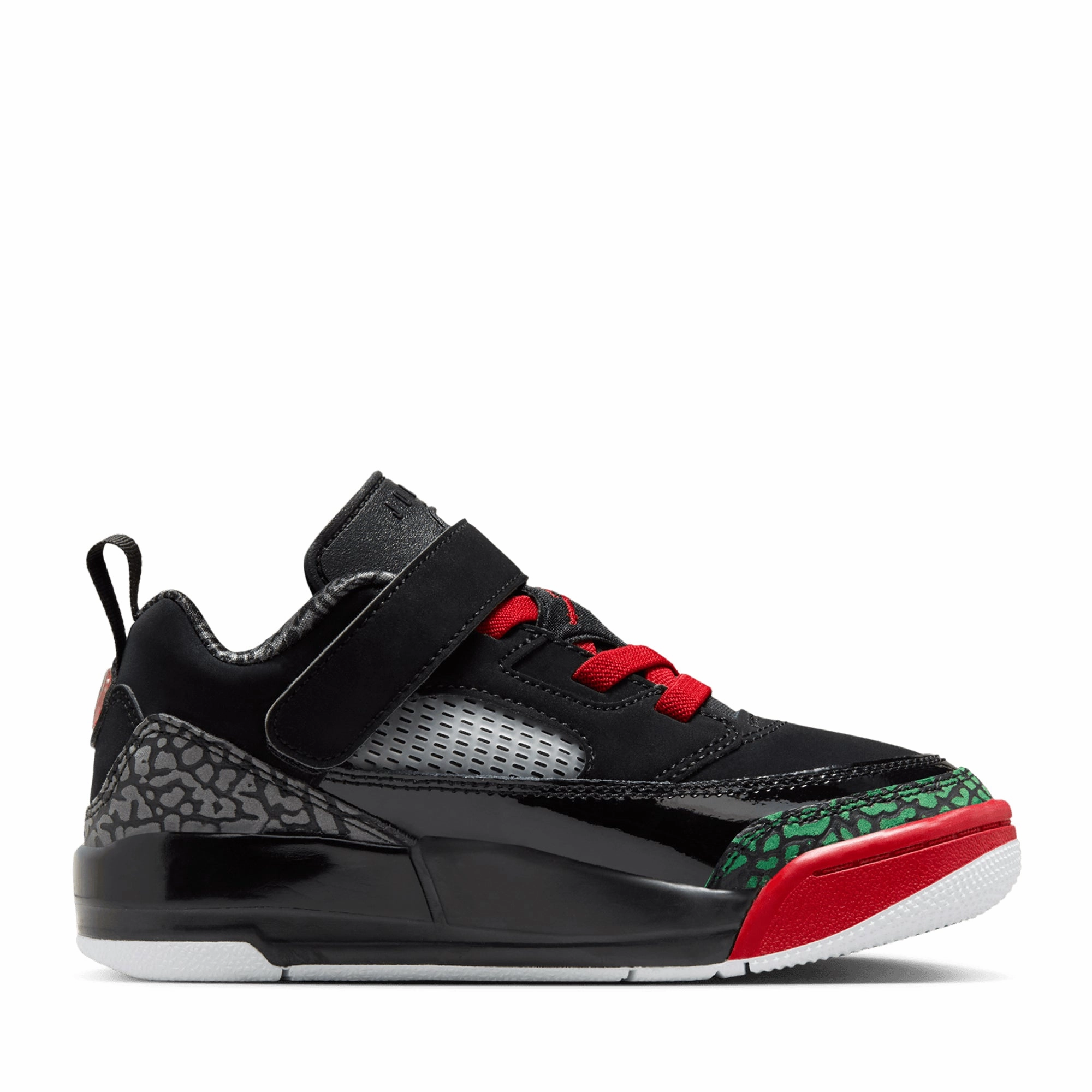 Jordan Spizike Low (PS) - Black/Varsity Red Street View
