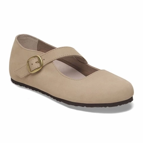 Supportive Padding Self Love Birkenstock Tracy Mary Jane (Women) - Sandcastle Nubuck