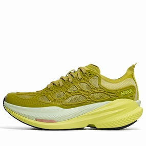Hoka Mach X Caged - Pea Green/Hoka Citrus Breathable Lining