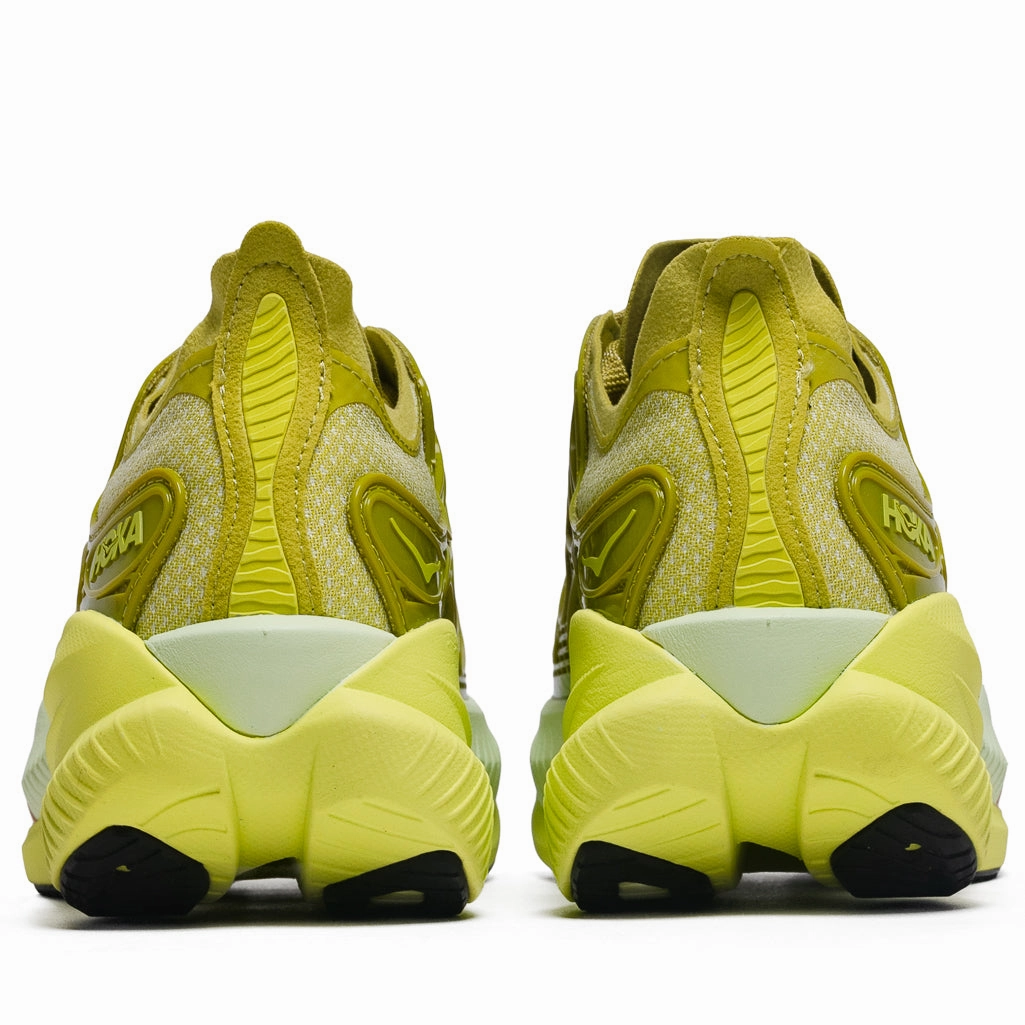 Dress Code Casual Design Hoka Mach X Caged - Pea Green/Hoka Citrus