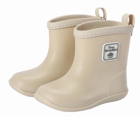 Size 7 (15cm): Tree Grandpa IVORY Rain Boots NEW Retro Platform Heels Footwear for Every Weather