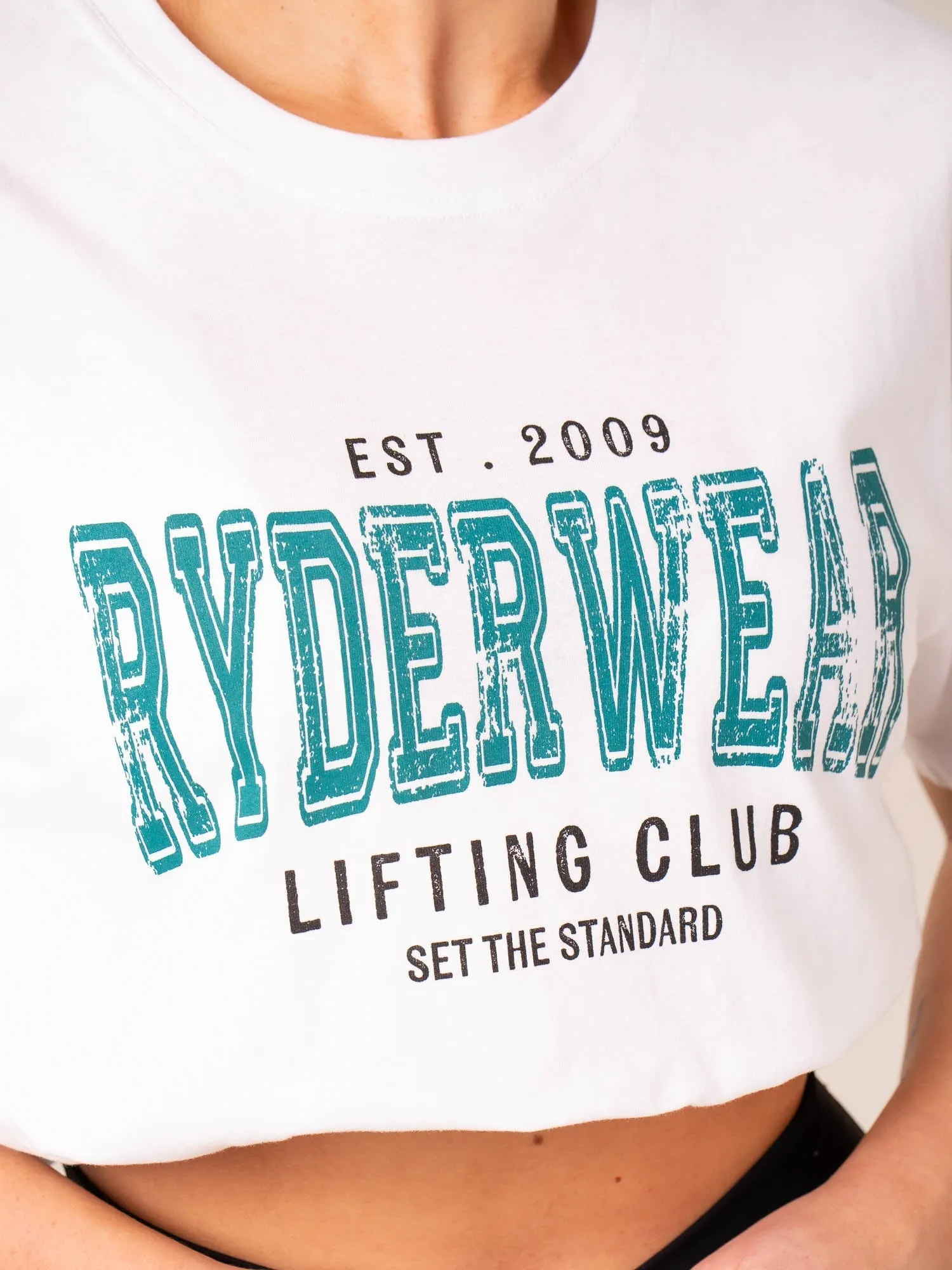 Cozy Touch Grit Oversized T-Shirt - White