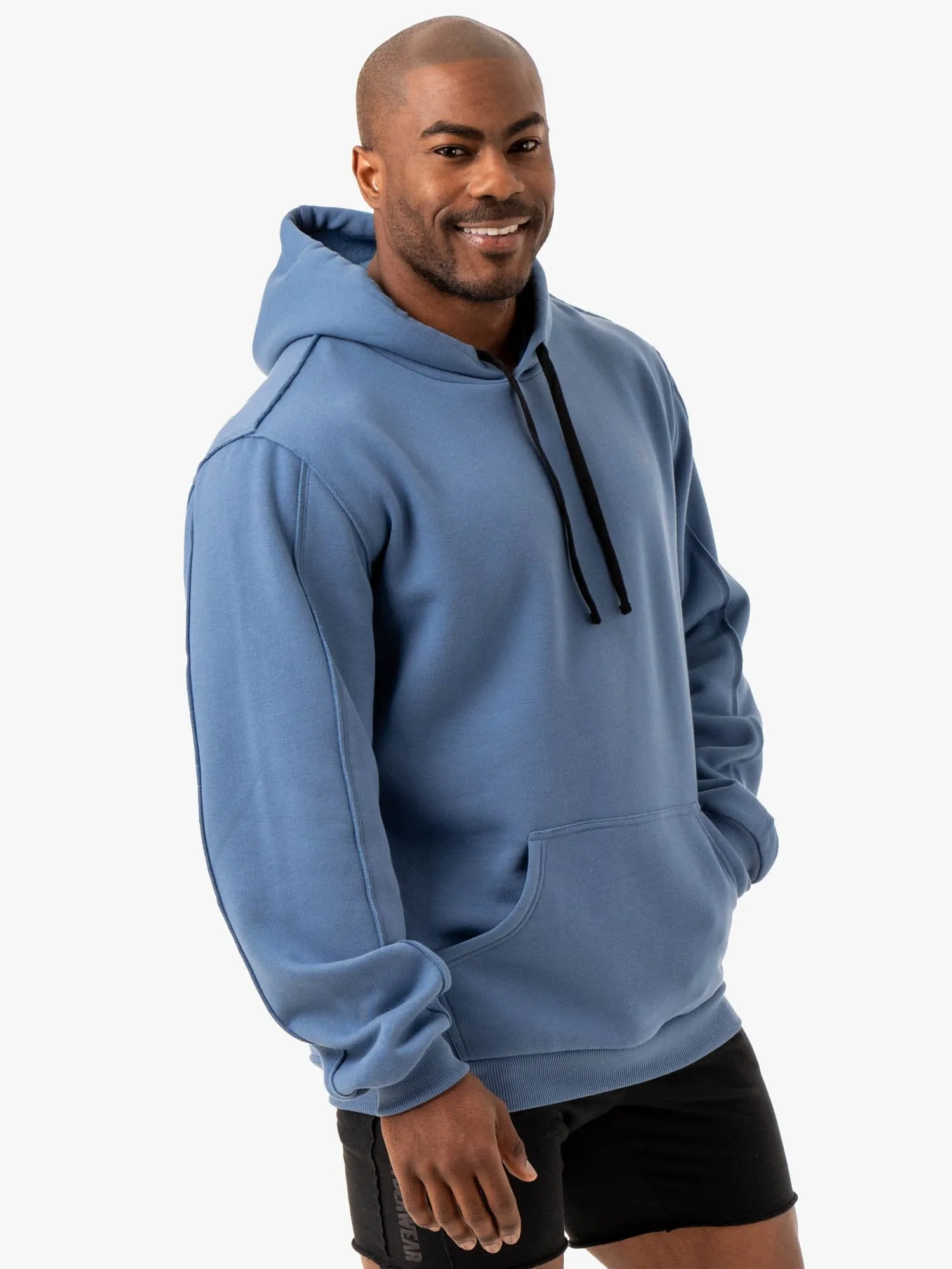 Force Pullover Hoodie - Blue Rain Wear Springbok like