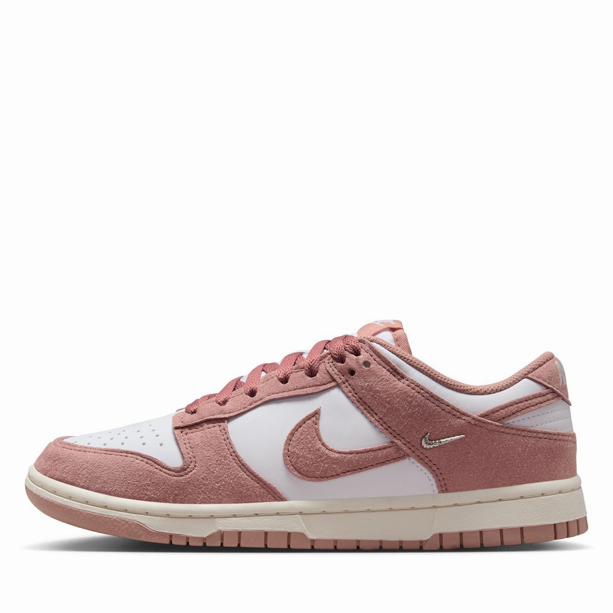 Music Lane Women's Nike Dunk Low - White/Particle Pink