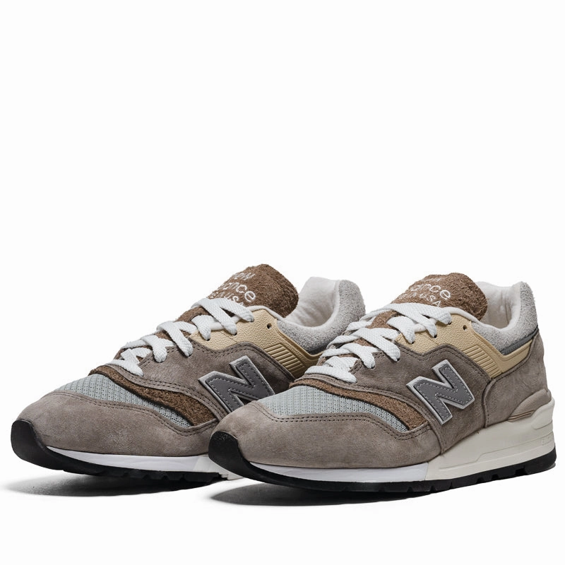 New Balance Made in USA 997 - Light Mushroom/Mirage Grey Durable Leather