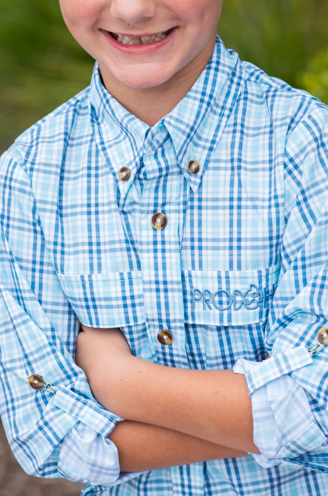 Founders Fishing Shirt - Sunset Vibes Plaid Popular