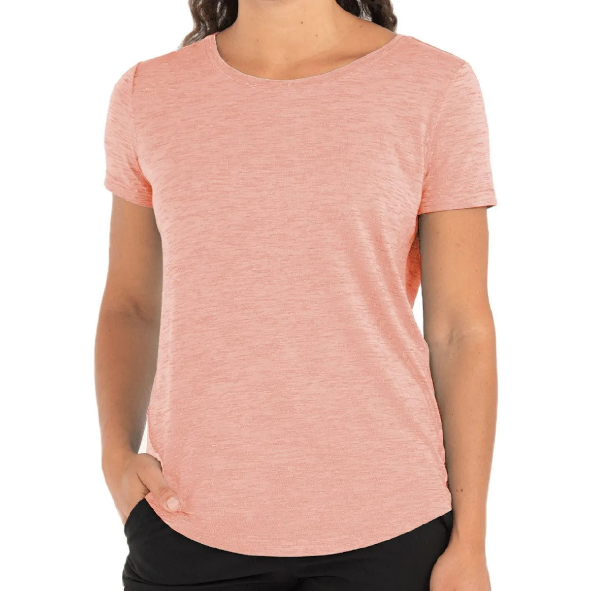 Women's Bamboo Current Tee Comfortable fit high-low hem