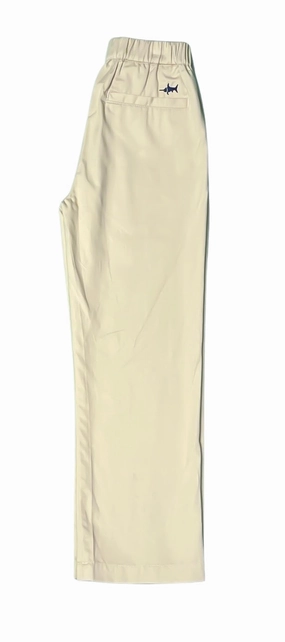 Naples Elastic Waist Pants | Khaki Active