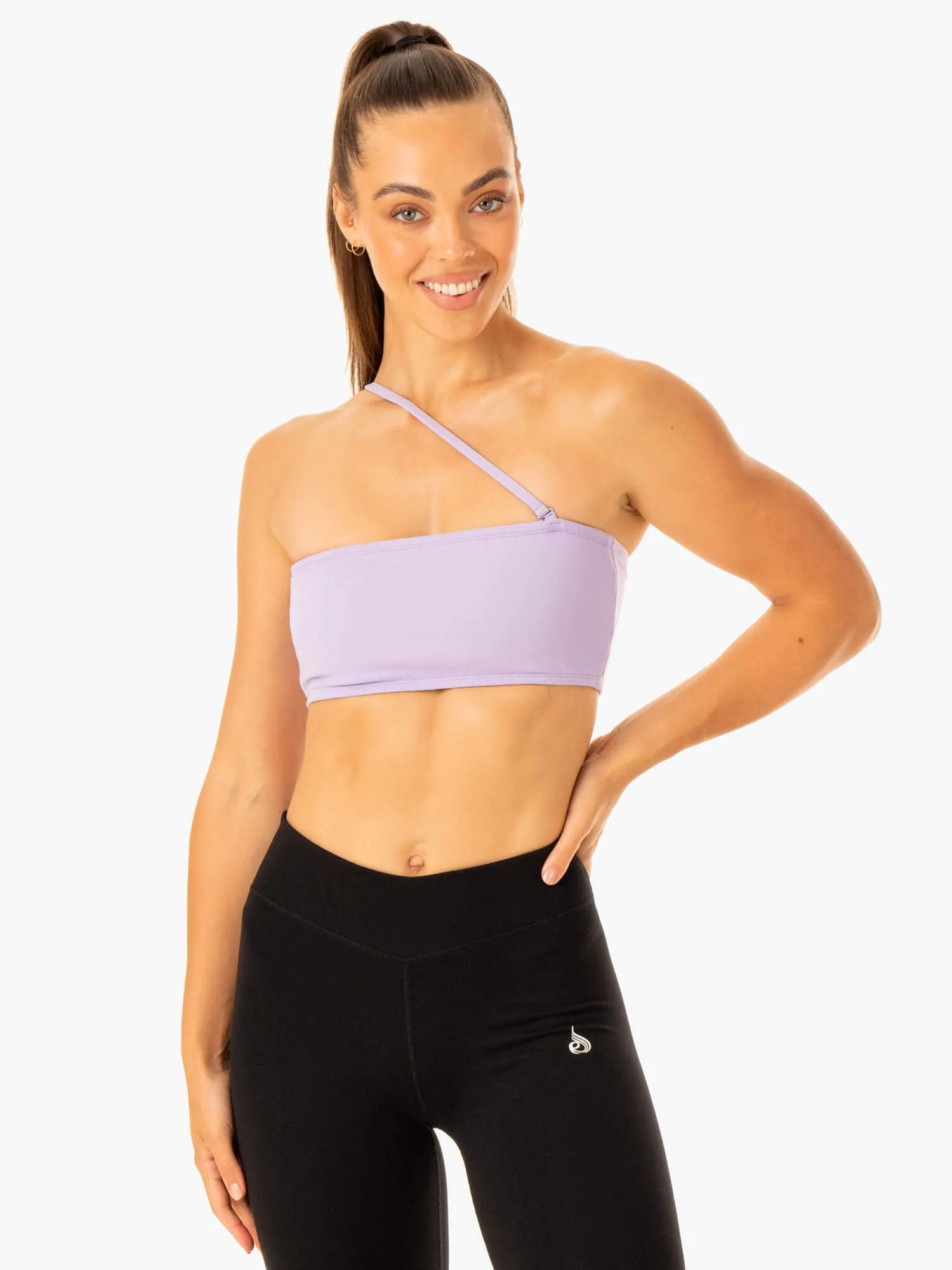 Convertible Bandeau Sports Bra - Lavender Easy Material