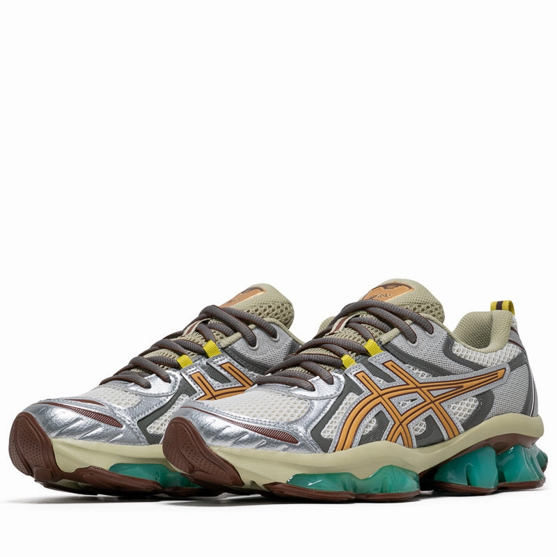 Asics Gel-Quantum Kinetic - White/Khaki Event View Pure Dash