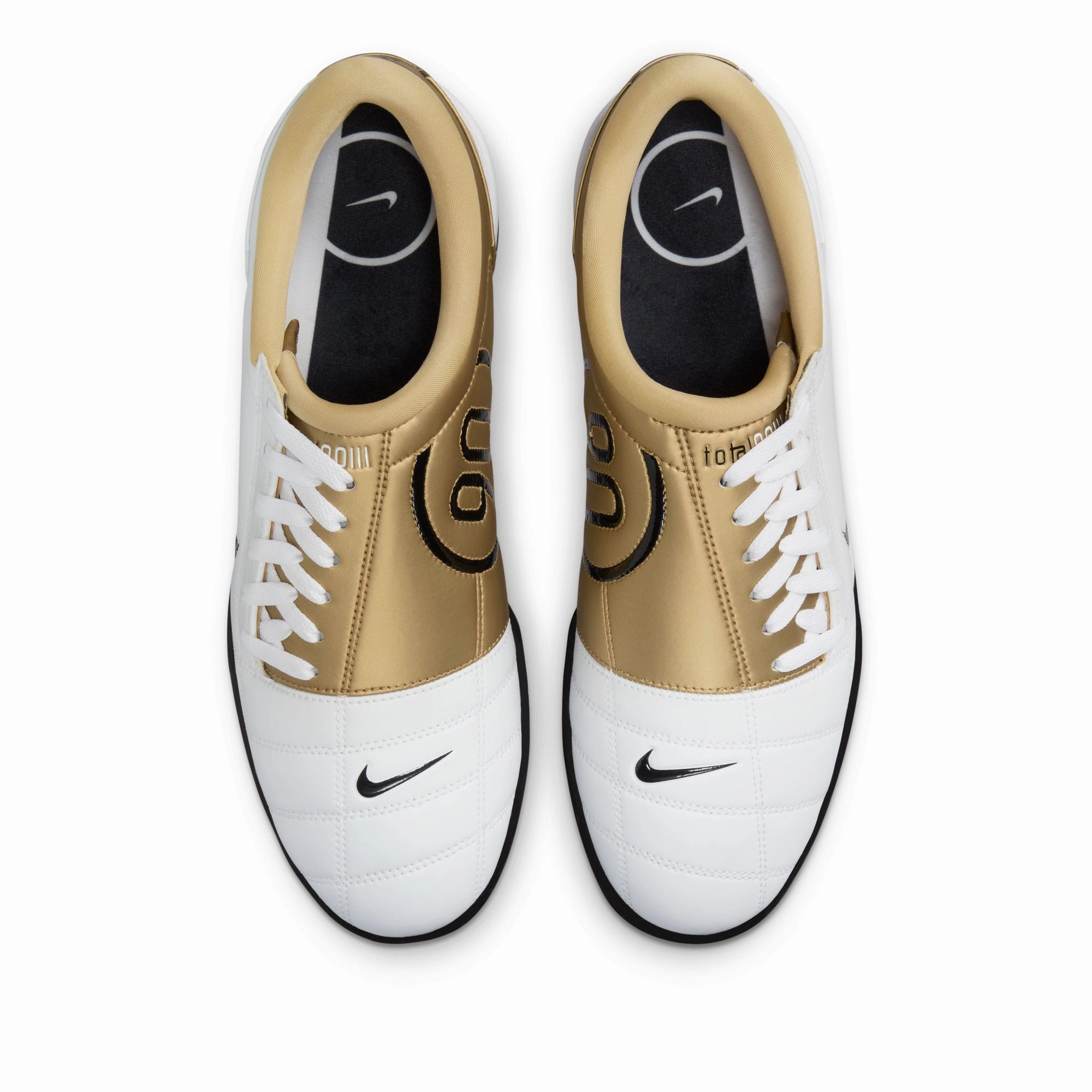 Nike T90 SP - White/Metallic Gold Bridge Path Entrepreneur Look