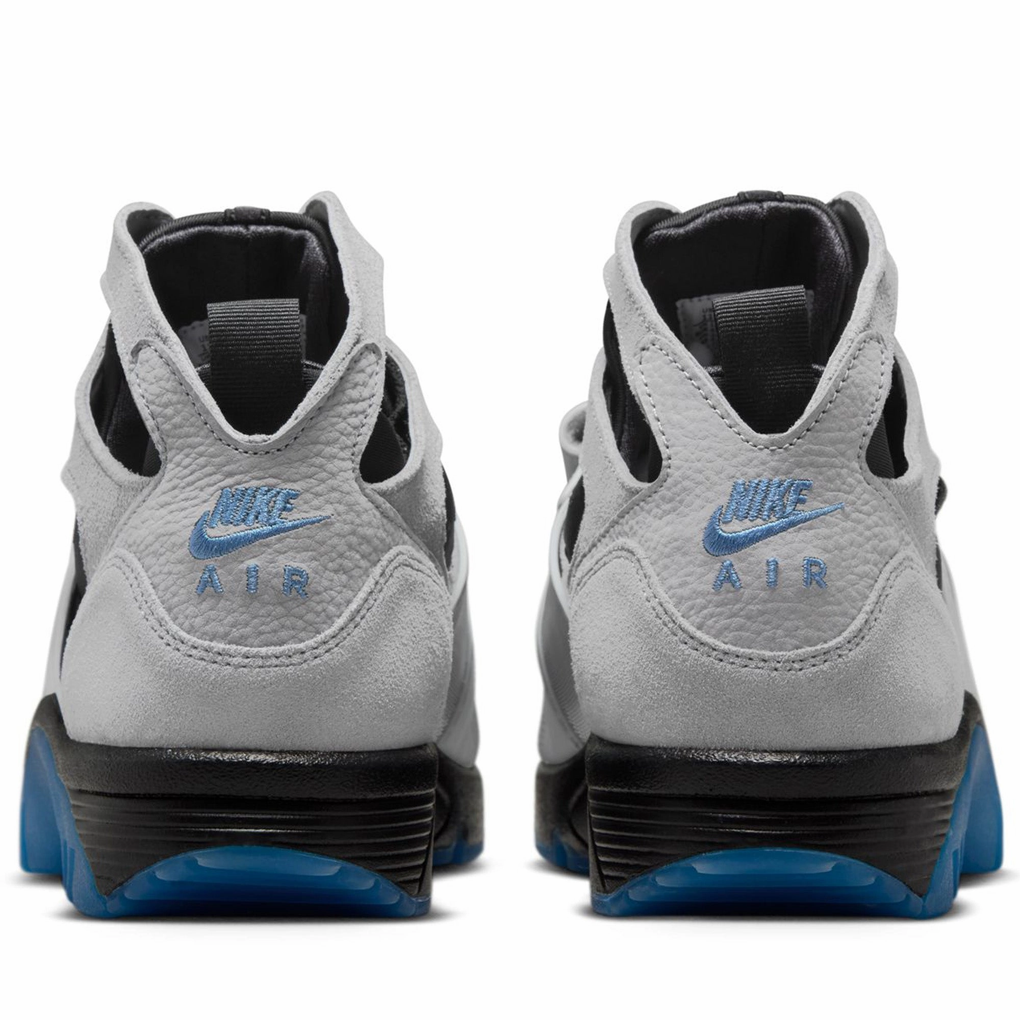 Airy Construction Comfortable Slip-on Style Nike Air Trainer Huarache - Wolf Grey/Star Blue