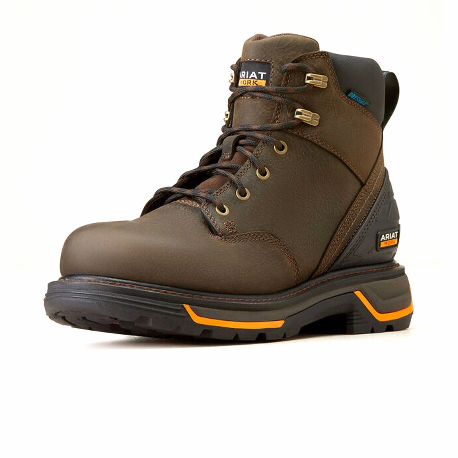 Comfy Motion All-season Shoes Ariat MNS Big Rig 6" Waterproof Soft Toe Work Boot (Men) - Iron Coffee