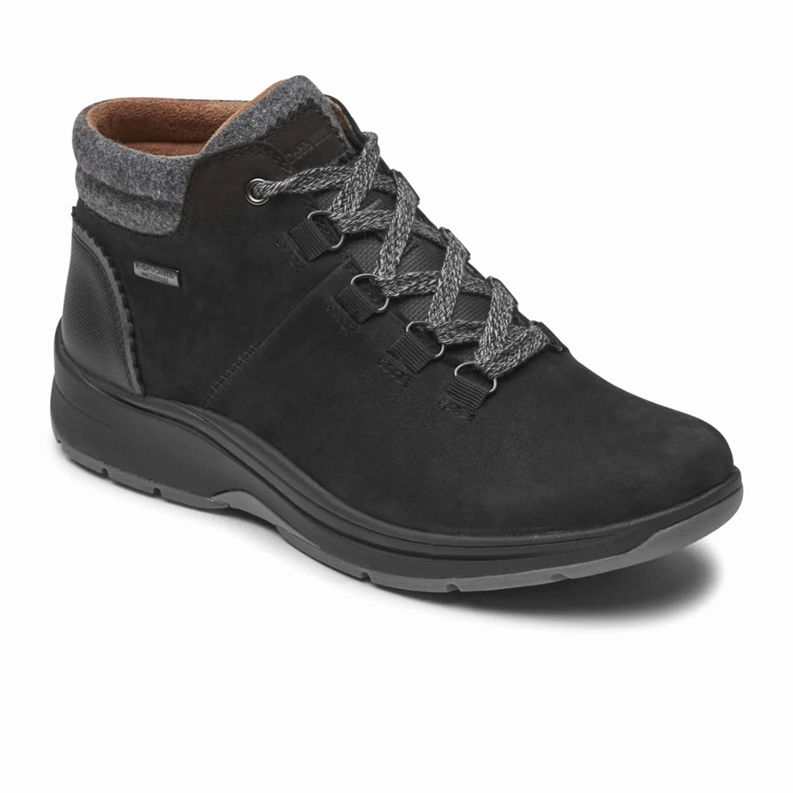 Cobb Hill Pyper Waterproof Hiker (Women) - Black Nubuck Easy Pace