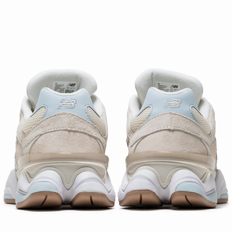 New Balance 9060 - Bisque/Frosted Glass Comfortable Leather Slip-ons Freedom Move