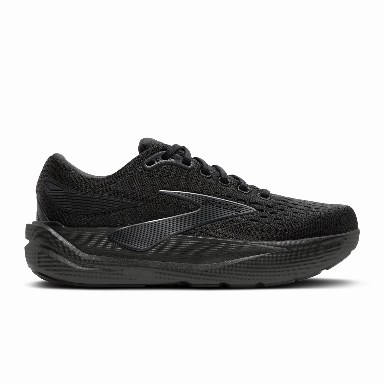 Smart Sprint True Guard Brooks Ghost Max 3 Running Shoe (Women) - Black/Black/Ebony