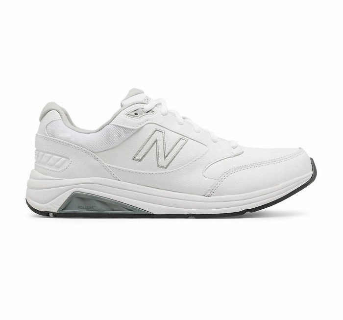 Reinforced Ankle Collar New Balance Men's MW928 White Leather