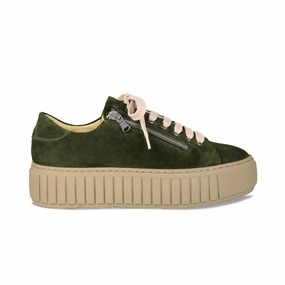 Padded Edge Track: Olive Suede