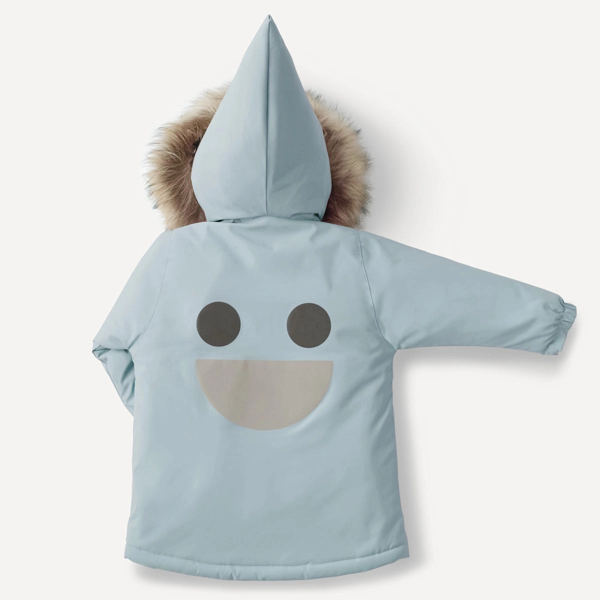 BOXBO Kids Mid-Length Waterproof & Snowproof Winter Coat - Misty Ice Blue Classy