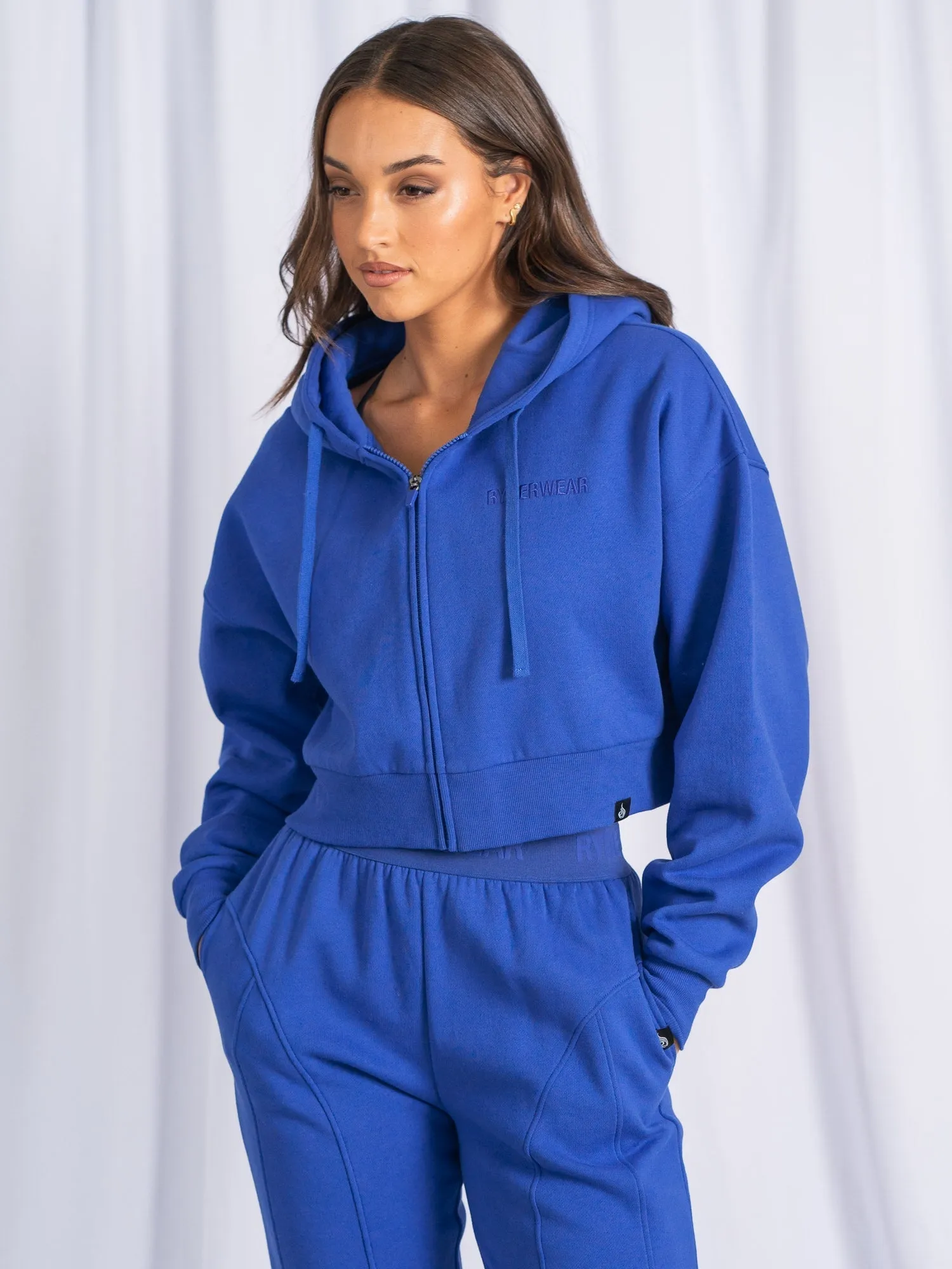 Ryderwear Track Jacket - Cobalt Blue Quick Closure Winter Shield