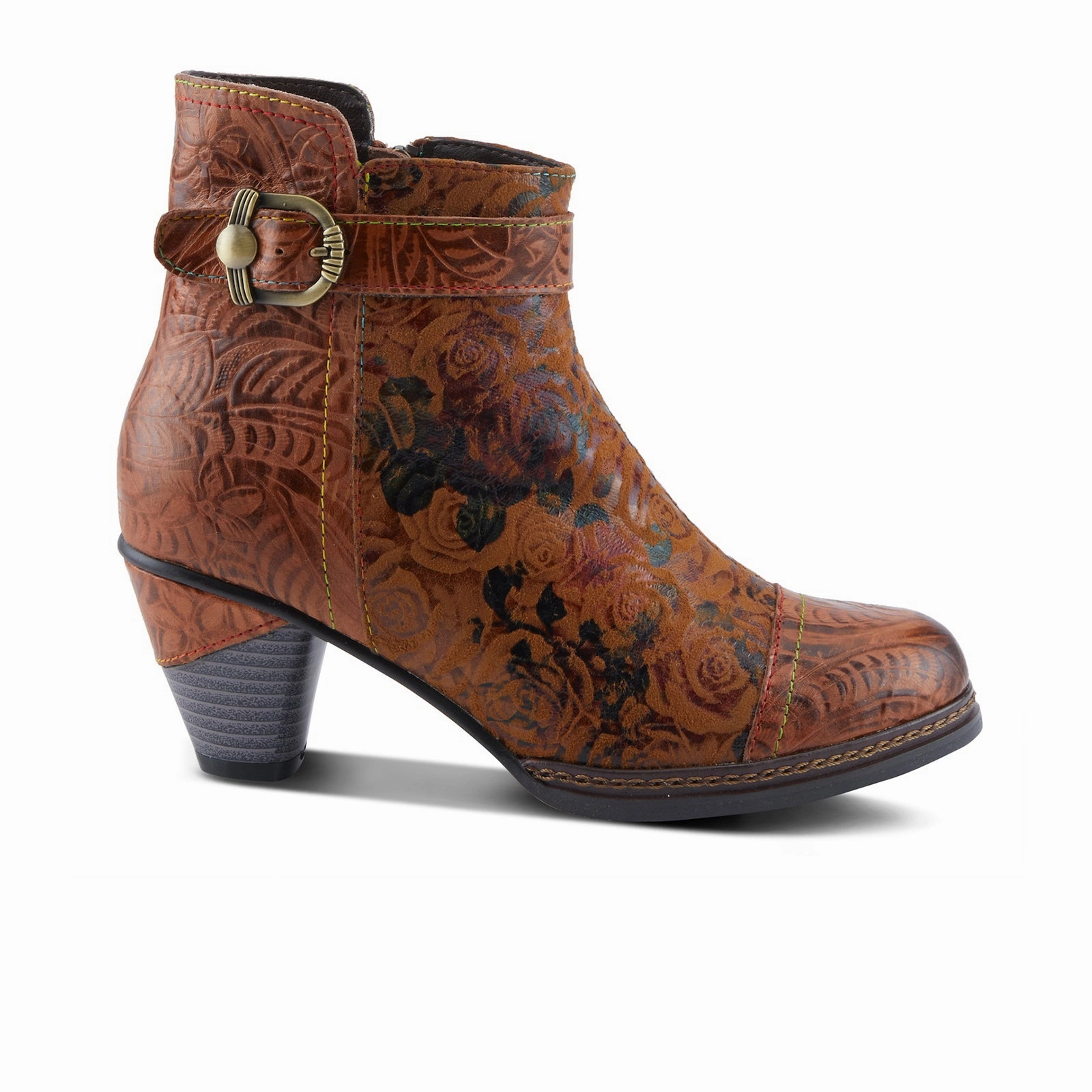 L'Artiste Antilles Heeled Ankle Boot (Women) - Camel Event Stroll