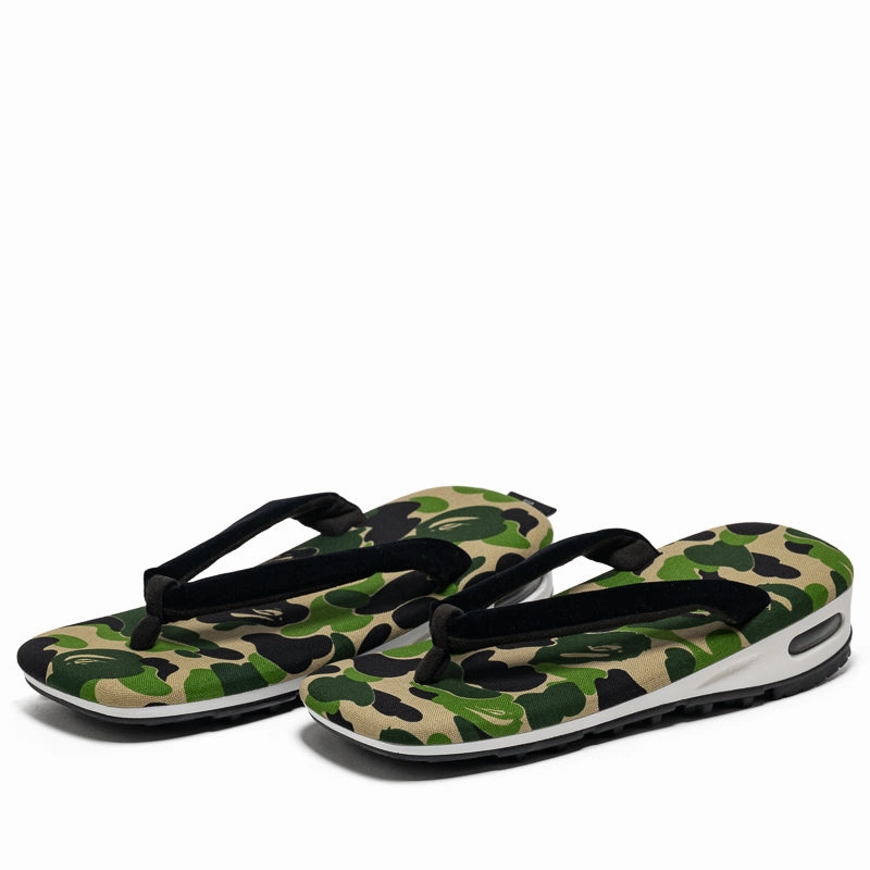 Soft Firm Goyemon x A Bathing Ape ABC Unda Sandals - Green