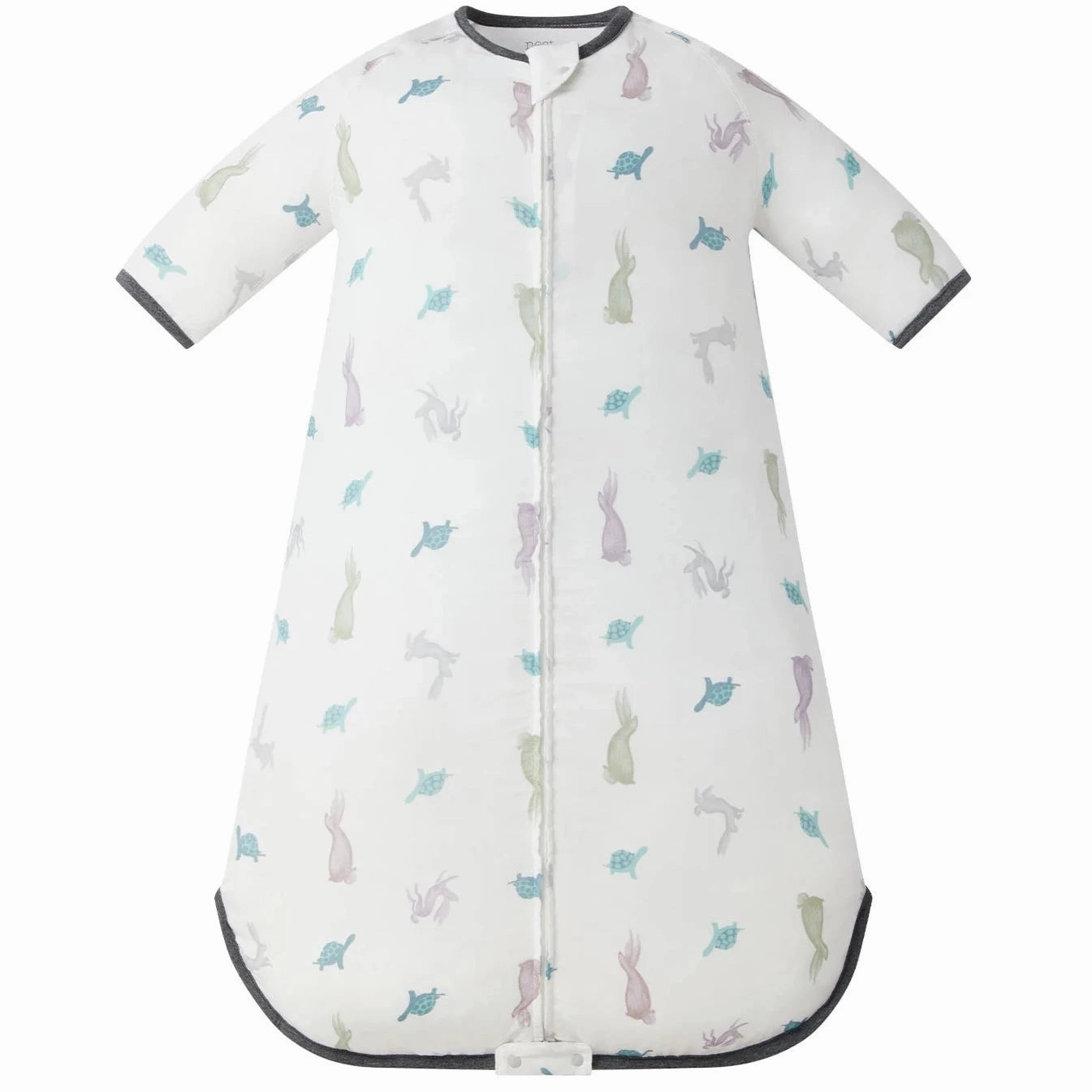 weekend Nest Designs Baby 0.25 TOG Bamboo 3/4 Sleeve Sleep Bag - The Tortoise & The Hare