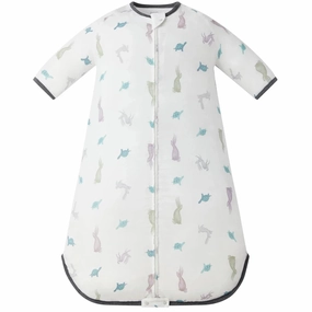 Winter kids' wear Nest Designs Baby 0.25 TOG Bamboo 3/4 Sleeve Sleep Bag - The Tortoise & The Hare