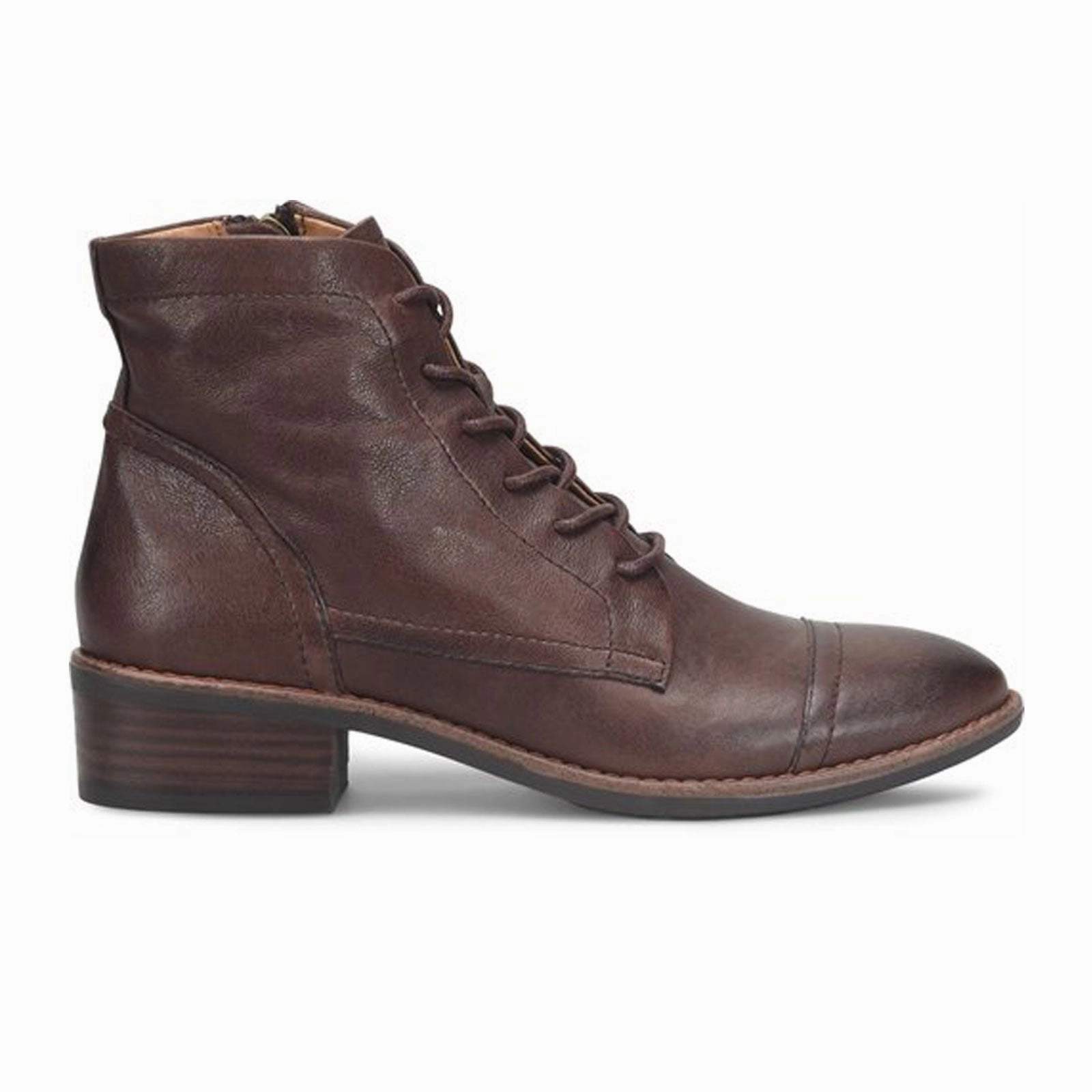Slip Resistant Comfortiva Cordia Ankle Boot (Women) - Cocoa Brown