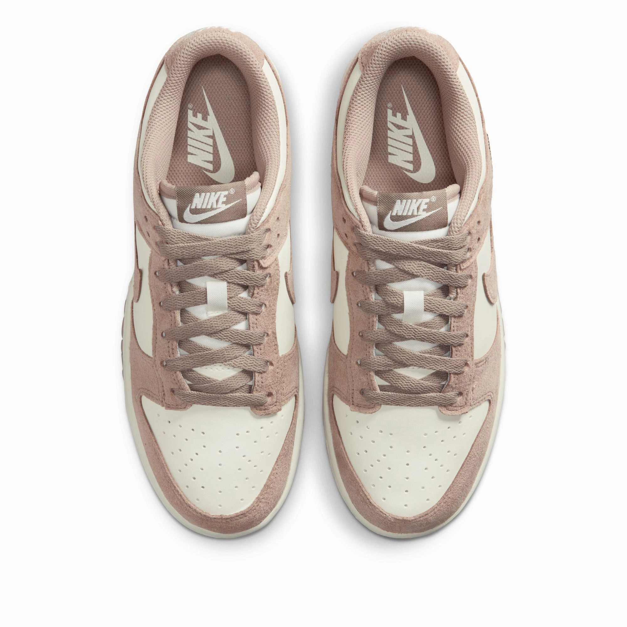 Women's Nike Dunk Low - Sail/Malt Trendy Walk Wide Step
